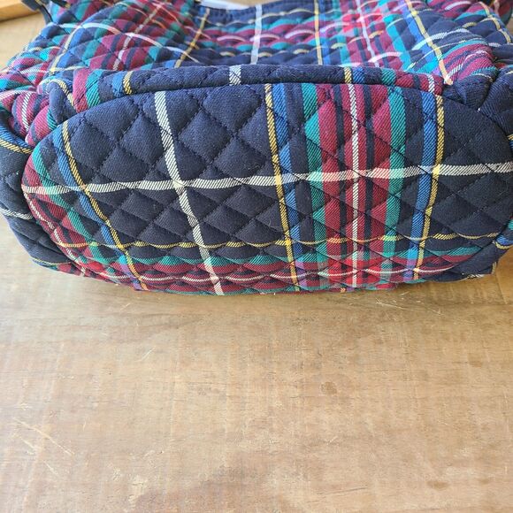 New Vera Bradley Glenna Satchel Quilted Handbag Tartan Plaid Purse Tote - Picture 4 of 11